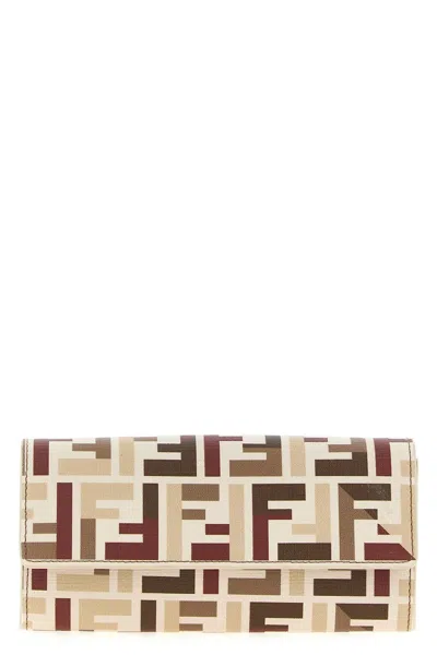 FENDI FENDI WOMEN 'CONTINENTAL FENDI ROMA' WALLET ON CHAIN