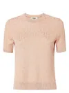 Fendi Lace Ff Knit T-shirt
