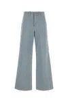 Fendi Denim Wide-leg Jeans In Blue