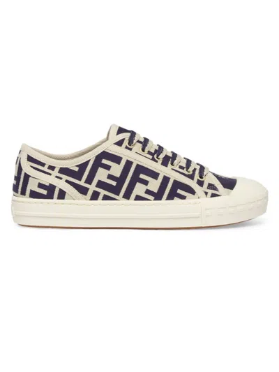 Fendi Women's Domino Low-top Sneakers In Multi