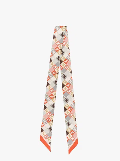 Fendi Women Double-face Silk Wrappy In Multi