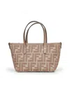 Fendi Women Dove Grey Roll Mini Minibag