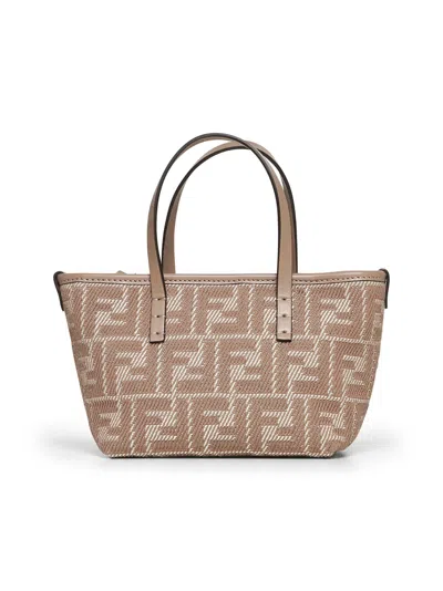 Fendi Women Dove Grey Roll Mini Minibag