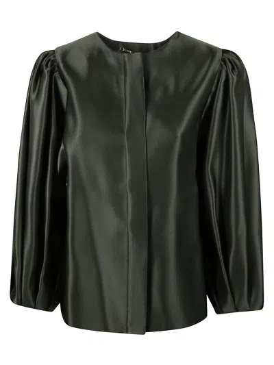 Fendi Women Duchess Blouson In Green