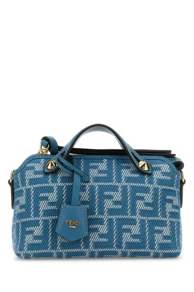 Fendi Women Embroidered Fabric Mini By The Way Handbag