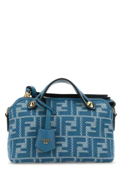 Fendi Women Embroidered Fabric Mini By The Way Handbag