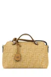 Fendi Women Embroidered Raffia Medium By The Way Handbag