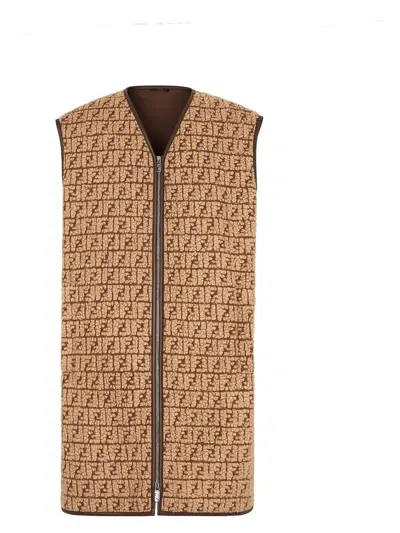 Fendi Women's Embroidered Teddy Jacket In Multi