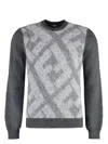 Fendi Women's Embroidered Wool Blend Sweater