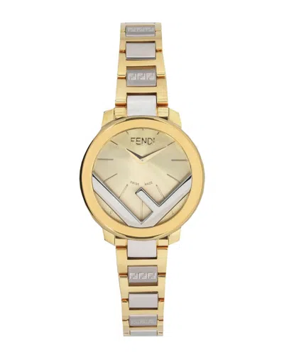 Fendi Women's F Is  Watch In Gold