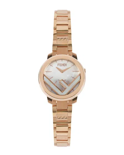 Fendi Women's F Is  Watch In Gold