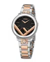 Fendi Women's F711221000 Watch In Metallic