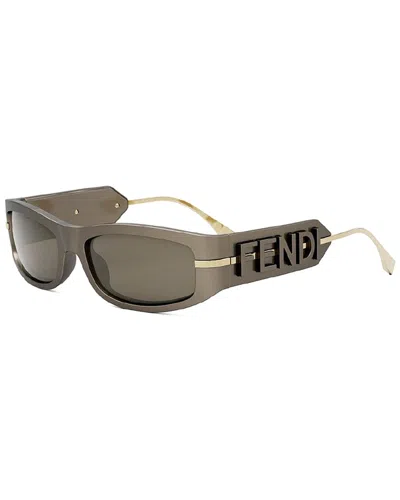 Fendi Women's Fe40120i 57mm Sunglasses In Brown