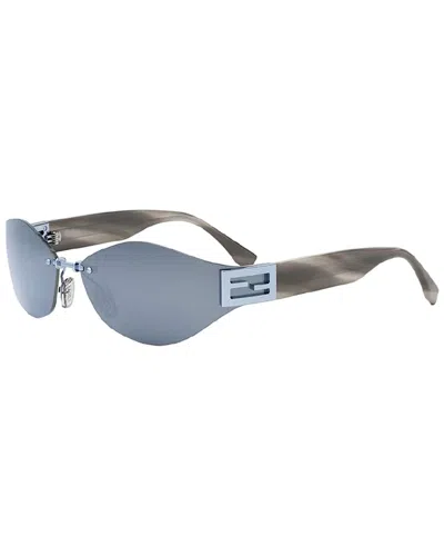Fendi Women's Fe40159u 74mm Sunglasses In Blue