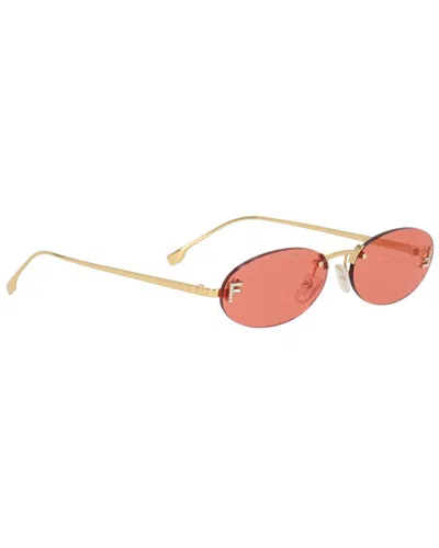 Fendi Women's Fe4075us 54mm Sunglasses In Gold