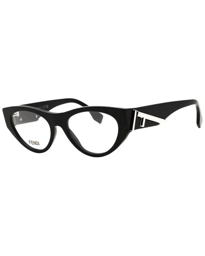 Fendi Women's Fe50092i 52mm Optical Frames In Black