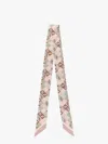 Fendi Double-face Silk Wrappy In Cream