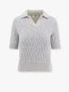 Fendi Women  Blue Polo Shirts In Blue