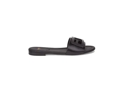 Pre-owned Fendi Women's  By Marc Jacobs Baguette Slides Leather Sneakers In Black