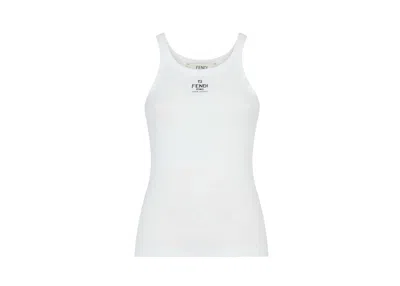 Pre-owned Fendi Women's  By Marc Jacobs Cotton Top In White
