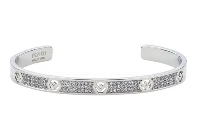 Pre-owned Fendi Women's  By Marc Jacobs F Is  Bracelet Silvercoloured Bracelet