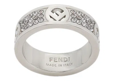 Pre-owned Fendi Women's  By Marc Jacobs F Is  Ring Silvercolored Ring