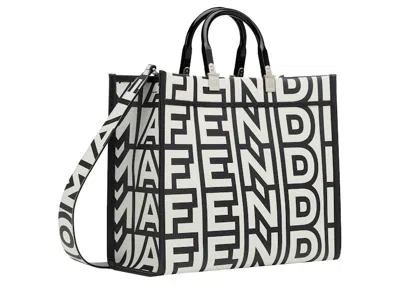 Pre-owned Fendi Women's  By Marc Jacobs  Sunshine Medium Twotone Leather Shopper Bag