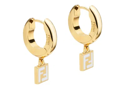 Pre-owned Fendi Women's  By Marc Jacobs Forever  Earrings Goldcolored Hoop Earrings In Multi