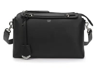 Pre-owned Fendi Women's  By The Way Satchel Bag In Black