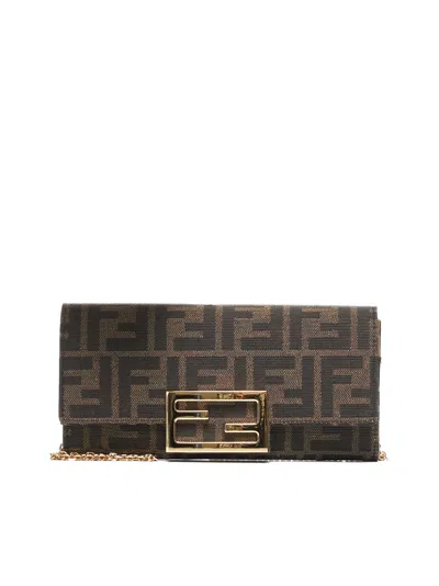 Fendi Women  Continental With Chain In Multi