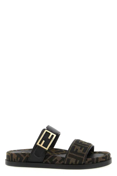 FENDI FENDI WOMEN 'FENDI FEEL' SLIDES