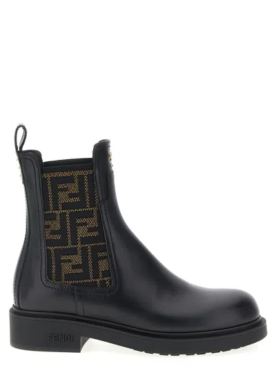 Fendi Women ' Filo' Ankle Boots In Black