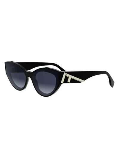 Fendi Women's  First 62mm Cat-eye Sunglasses In Black