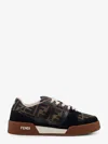 Fendi Match Ff Jacquard Low-top Sneakers In Multi