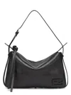 Fendi Medium Simply Leather Handbag In Black