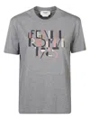 Fendi Women ' Roma 1925' T-shirt In Gray