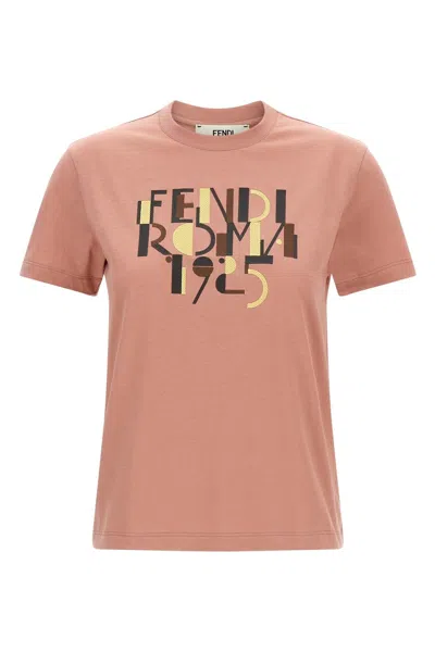 FENDI FENDI WOMEN 'FENDI ROMA 1925' T-SHIRT