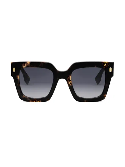 FENDI WOMEN'S FENDI ROMA 50MM SQUARE SUNGLASSES