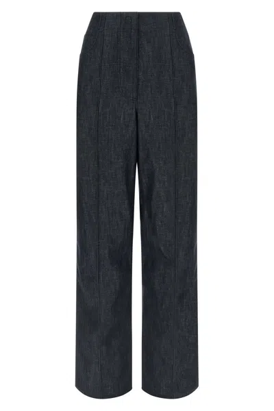 FENDI FENDI WOMEN 'FENDI ROMA' PATCH JEANS