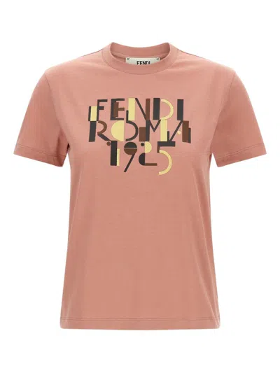 FENDI FENDI WOMEN FENDI ROMA T-SHIRT