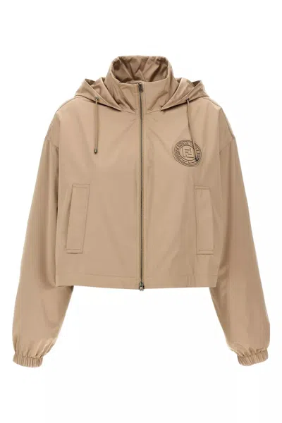FENDI FENDI WOMEN 'FENDI STAMP 1925' ANORAK