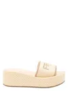 Fendi Slippers Sunshine In Rafia Donna