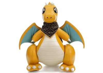 Pre-owned Fendi Women's  X Frgmt X Pokemon Leather Totem In Yellow