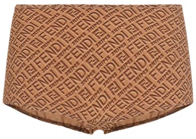 Pre-owned Fendi Women's  X Skims Pack Of 2 Boy Shorts In Black/california