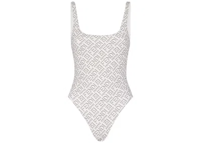 Pre-owned Fendi Women's  X Skims Reversible Onepiece Swimsuit In Connecticut