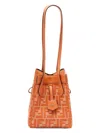 Fendi Origami` Shoulder Bag In Tangerine