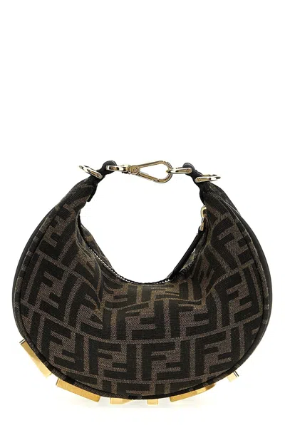 Fendi Women 'graphy Mini' Handbag In Brown