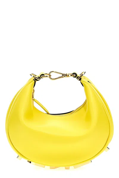 Fendi Women 'graphy Mini' Handbag In Yellow