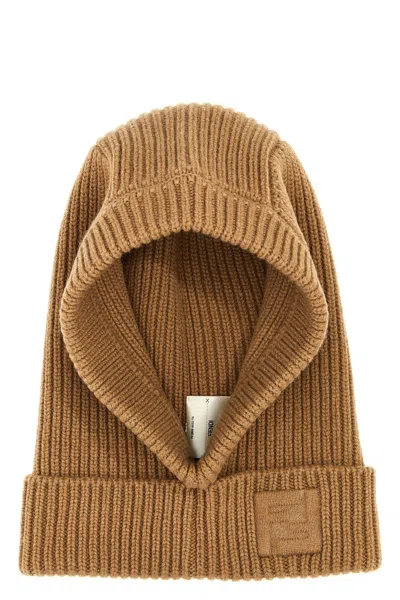 Fendi Ff Balaclava In Beige