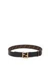 Fendi Women `ff` Belt In Black